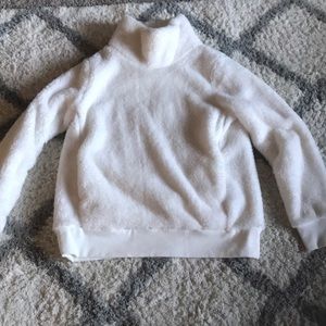 Soft white pullover turtle neck